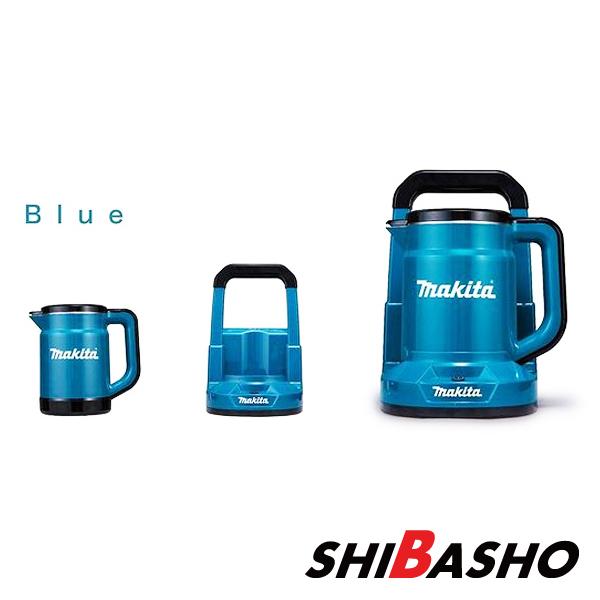 マキタ makita 充電式ケトル 本体のみ KT360DZ 青 W 白 マキタ makita 充電式ケトル 本体のみ KT360DZ 青 W 白