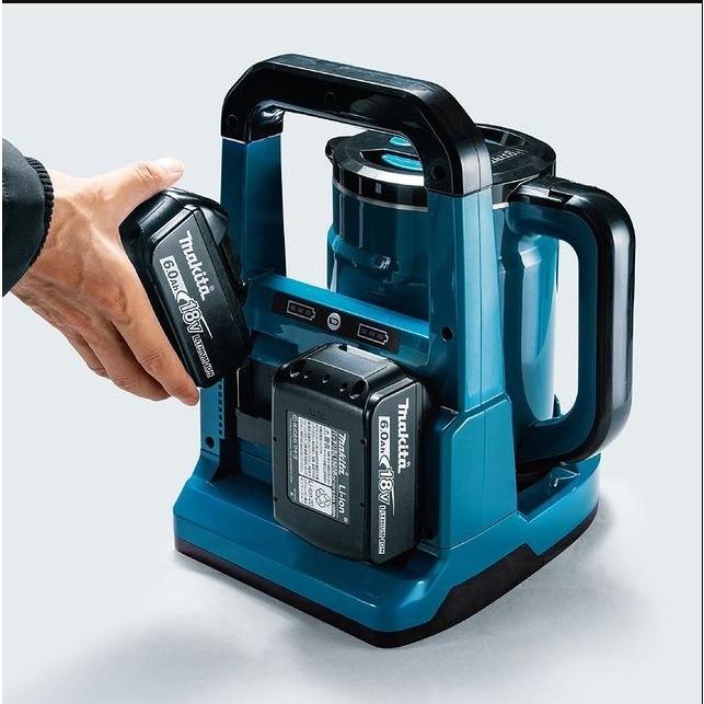 マキタ makita 充電式ケトル 本体のみ KT360DZ 青 W 白 マキタ makita 充電式ケトル 本体のみ KT360DZ 青 W 白