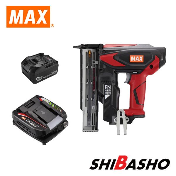MAX マックス 充電式フィニッシュネイラ TJ-35FN3-BC 1850A 電池JP-L91850A 充電器JC-925A付 | マックス