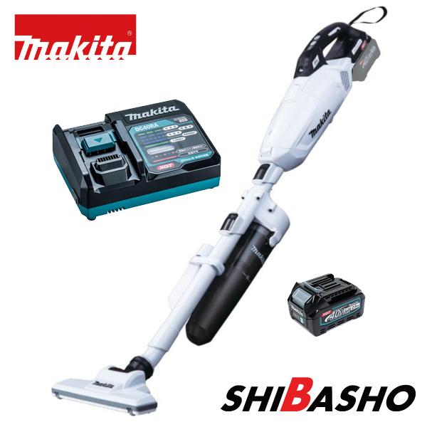 マキタ(makita)　40Vmax　充電式クリーナ　GRDCW　ロック付サイクロンアタッチメント付　紙パック式　DCO　CL002　バッテリBL4025・充電器DC40RA付