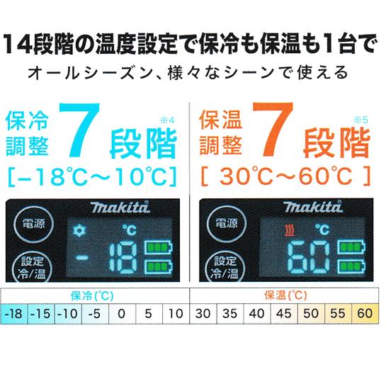 マキタ(makita) 40Vmax充電式保冷温庫 CW003GZ 青 GZO オリーブ 本体のみ｜4840｜08