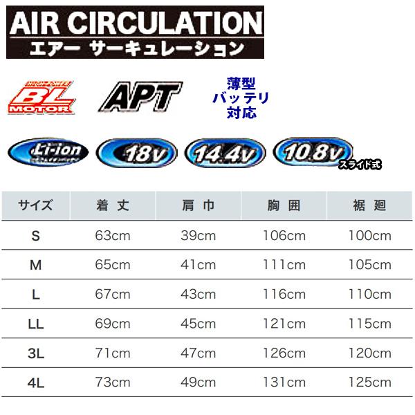 マキタ（makita） 充電式ファンベスト デニム調 FV215DZ 紺のみ サイズ