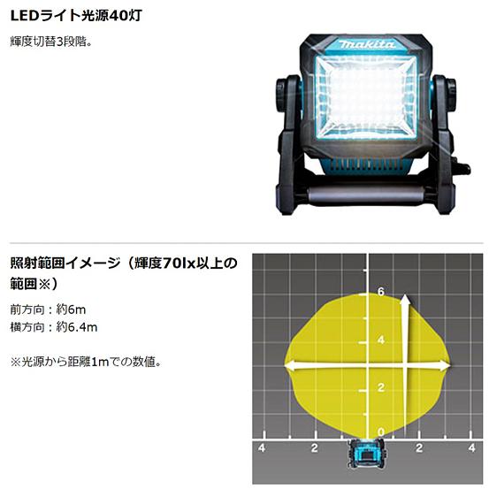 【新品・未使用】 マキタ 充電式スタンドライト 40v ML004G 楽天市場】マキタ 充電式スタンドライト ML004G（本体のみ） : サミー