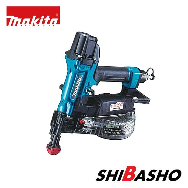 マキタ makita 41mm高圧エアビス打ち機 AR412HR 赤 HRM 青 : 柴
