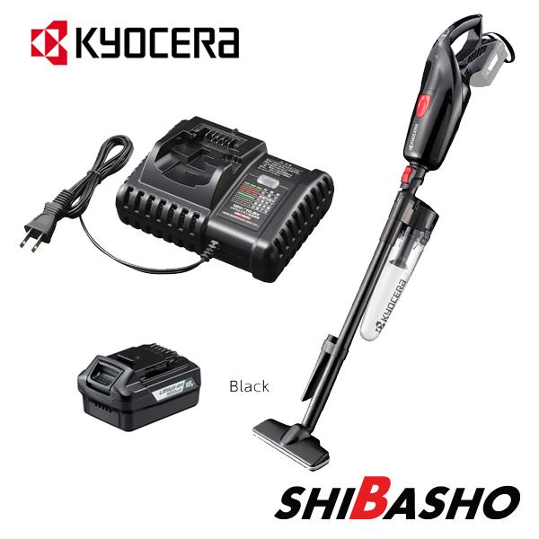 京セラ(kyocera) 18V 充電式 クリーナー DHC181L5 黒 白 電池パック・充電器 付 セット｜4840｜02