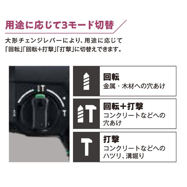 HiKOKI ハイコーキマルチボルト (36V)コードレスロータリ HiKOKI ハイコーキマルチボルト (36V)コードレスロータリ