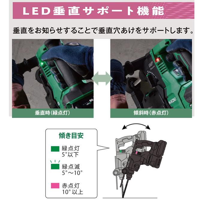 【開封未使用】ハイコーキ HiKOKI DH3628DB 28mmコードレスロータリハンマドリル 実使用無し【ハンズクラフト佐賀】 HiKOKI（ハイコーキ） ハイコーキマルチボルト (36V)コードレス