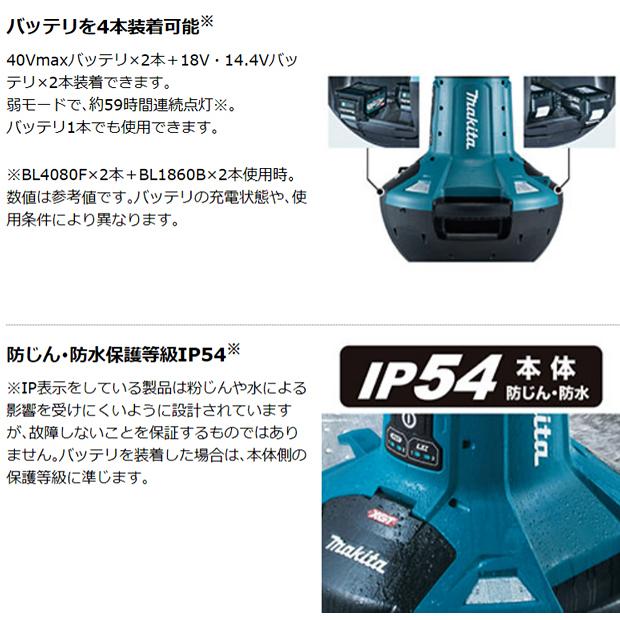 マキタ makita 40Vmax 充電式エリアライト ML010G_3