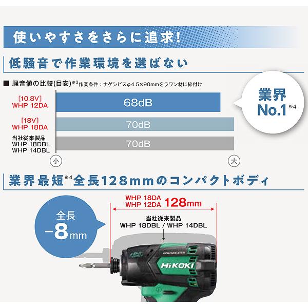 HiKOKI Hikoki ハイコーキ18Vコードレス静音インパクトドライバ HiKOKI Hikoki ハイコーキ18Vコードレス静音インパクトドライバ
