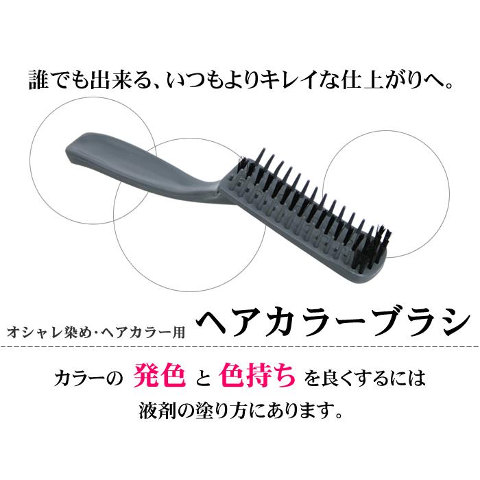 白髪ケア ヘアカラーブラシ カラートリートメント 専用ブラシ : A's
