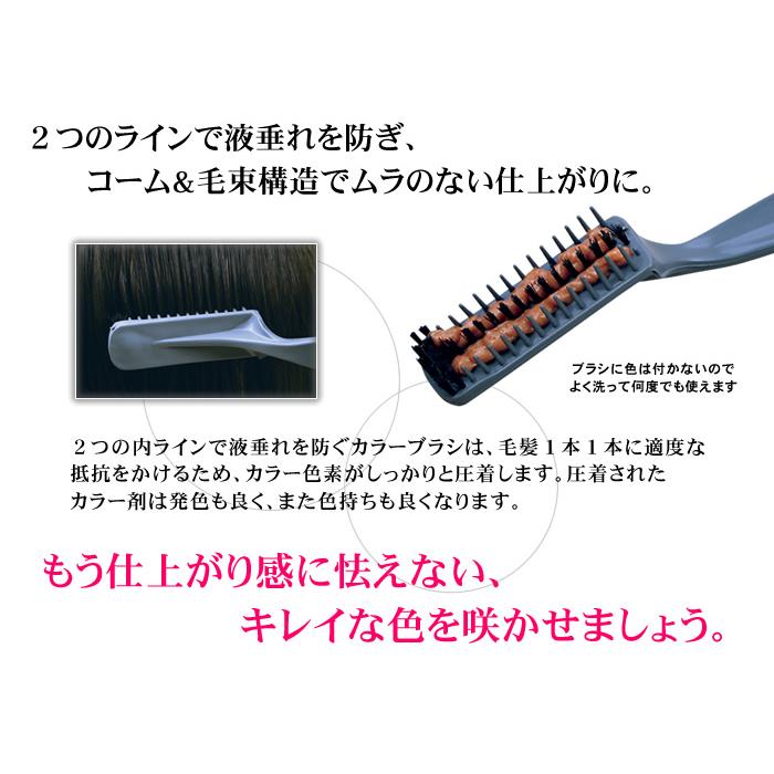 白髪ケア ヘアカラーブラシ カラートリートメント 専用ブラシ : A's