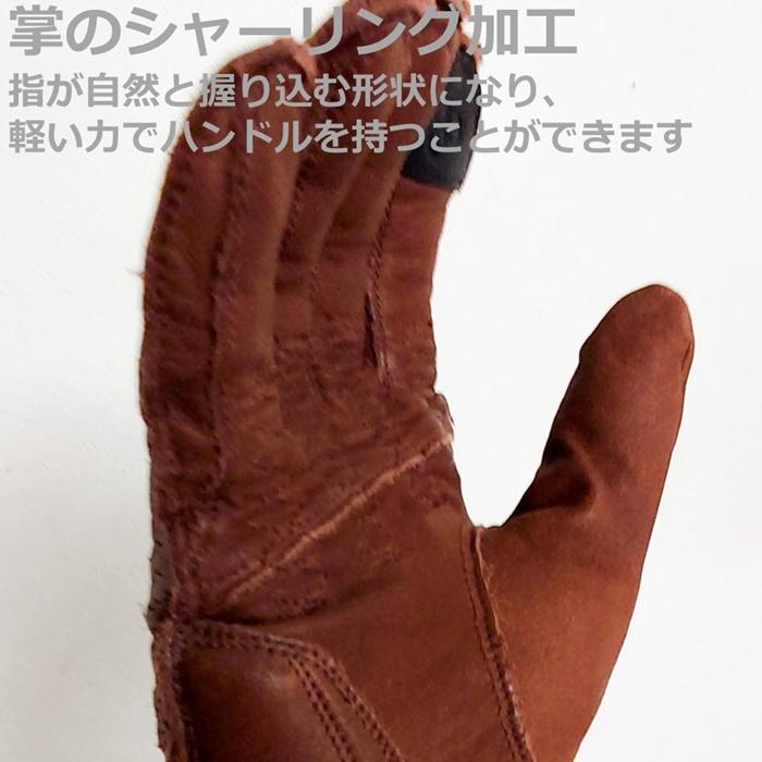IDEAL 山城 IDEAL PUNCHING JOKER バイクグローブ S 春夏用 牛革