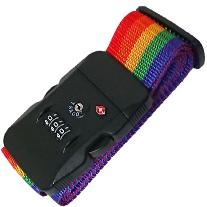 スーツケースベルト ダイヤル TSAロック 200cm バンドホルダー