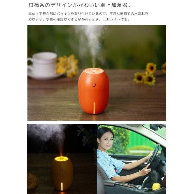 ライム型加湿器 超音波式 USB電源 卓上 グリーンADIR H4004 : しーま