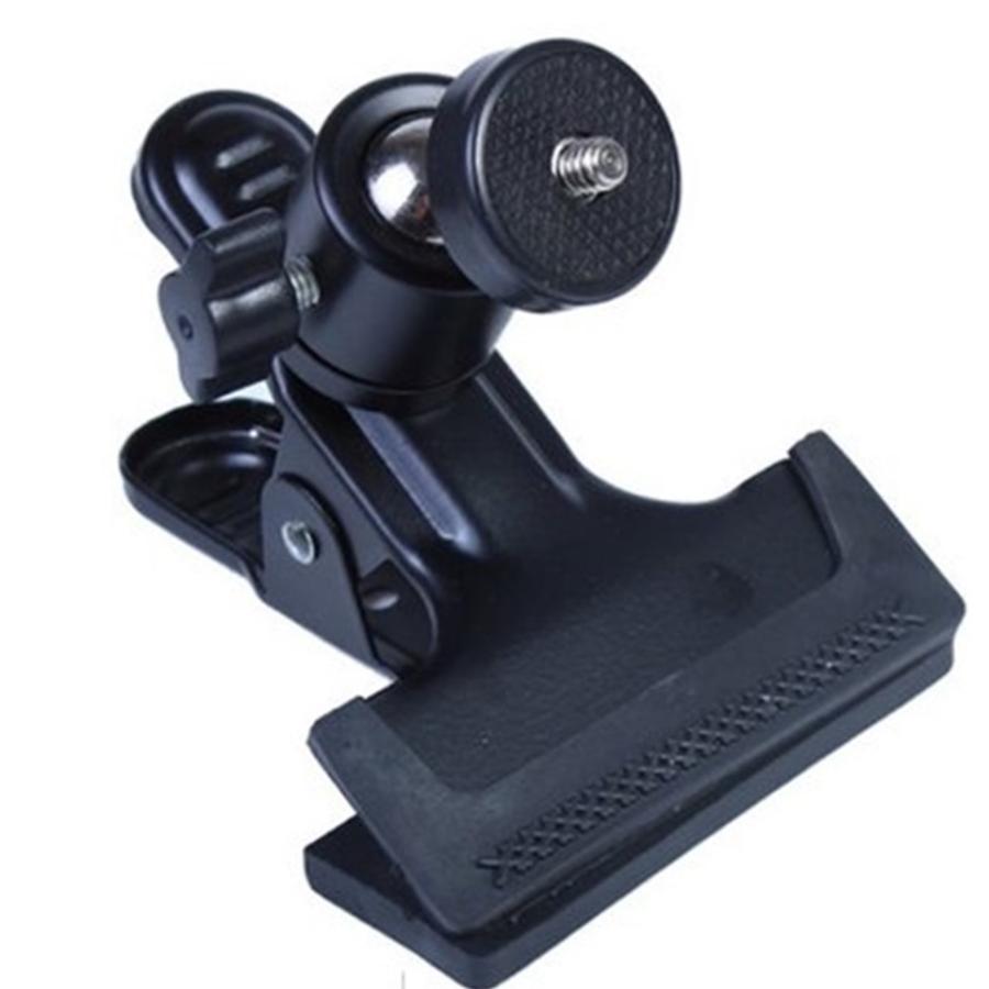 クリップマウント カメラホルダー 1/4インチネジ 自由雲台 強力