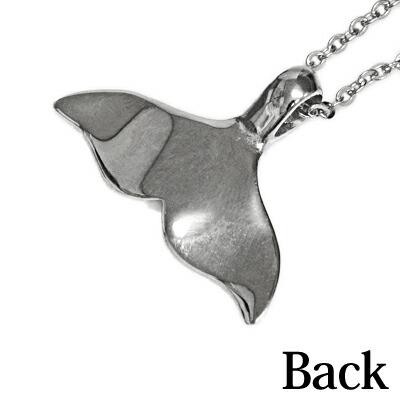 アクセサリー ステンレス ホエールテールネックレス / シルバー 