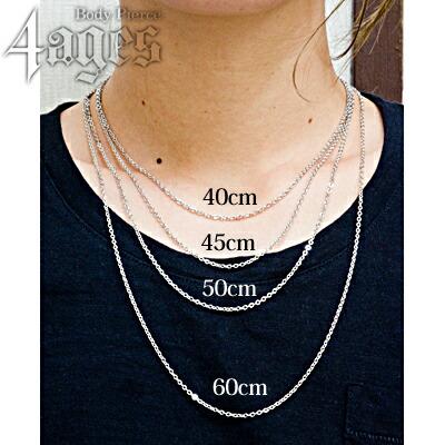 アクセサリー ステンレス ホエールテールネックレス / シルバー