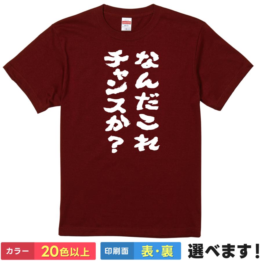 おもしろTシャツ  なんだこれ。チャンスか？ 無地 メンズ レディース キッズ  ミーム | 