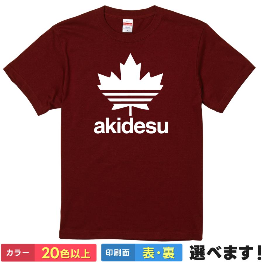 おもしろTシャツ akidesu メンズ レディース キッズ 秋Tシャツ
