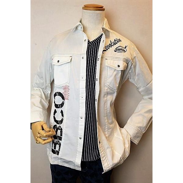 超歓迎 ビビコ co デニムシャツ ホワイト 春夏新作 カジュアルシャツ メンズウェア 今月限定 特別大特価 Www Thedailyspud Com