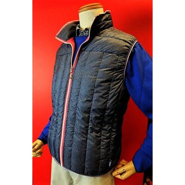 セール50％OFF ラウラフェリーチェ ダウンベスト ブルー 秋冬 