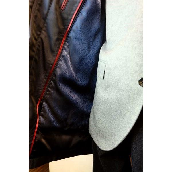セール３５％ＯＦＦ シッスル THISTLE 創作屋 コート ネイビー 日本製 秋冬新作 ダウンライナー付き 中綿コート ダウンジャケット メンズウェアの画像