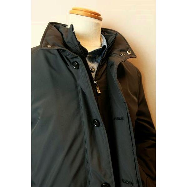 セール３５％ＯＦＦ シッスル THISTLE 創作屋 中綿コート ブラック 日本製 秋冬新作 リモンタ社 メンズウェアの画像