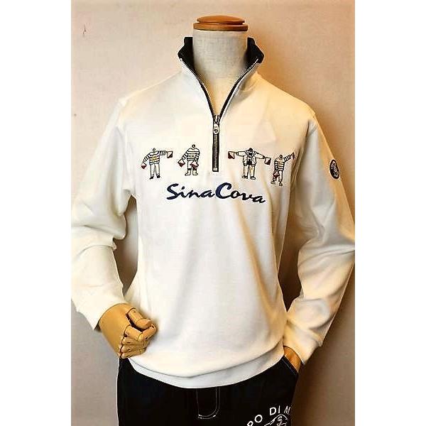 数量限定 シナコバ Sinacova トレーナー ホワイト 春夏新作 イタリア メンズウェア 限定価格セール Thebizshop Net