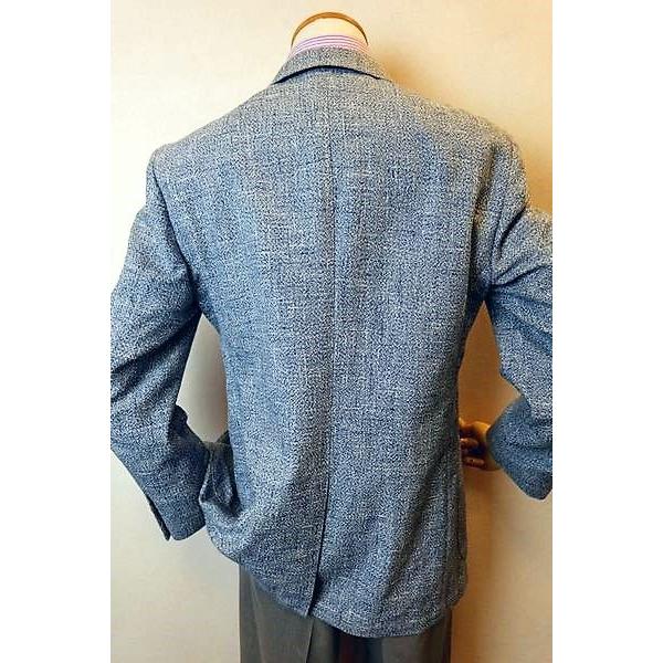 セール３５％ＯＦＦ ロンナー ジャケット サックス ４８サイズ 春夏アウトレット現品限り品 メンズウェア LONNERの画像