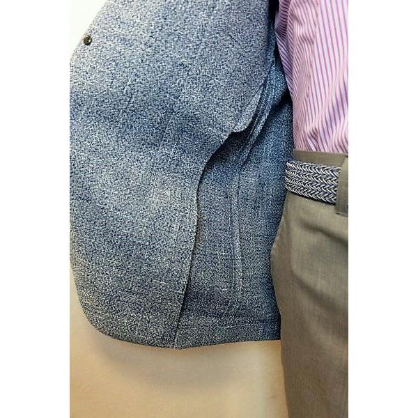 セール３５％ＯＦＦ ロンナー ジャケット サックス ４８サイズ 春夏アウトレット現品限り品 メンズウェア LONNERの画像