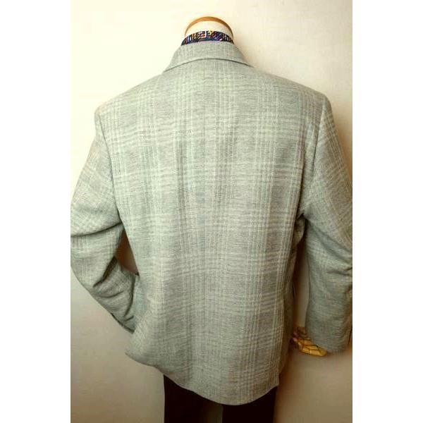 セール３５％ＯＦＦ アンジェロ ANGELO ジャケット グレー 秋冬アウトレット現品限り品 カシミヤ100% 日本製 メンズウェアの画像