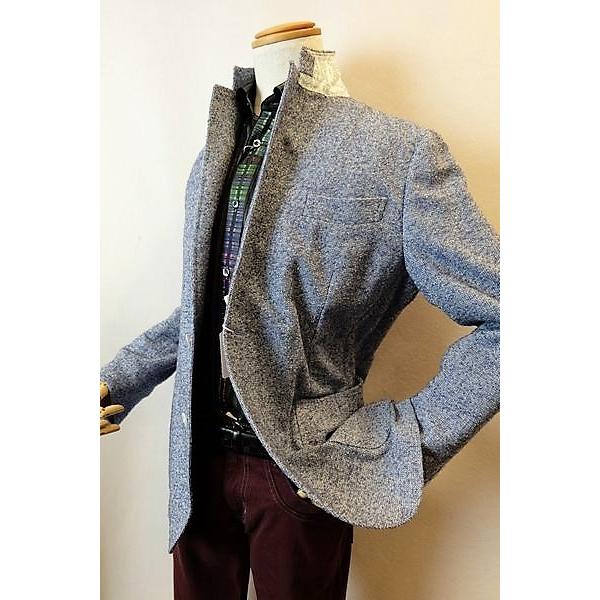 セール５０％ＯＦＦ ミラショーン mila schon ジャケット ブルー 秋冬アウトレット現品限り品 ロンナー メンズウェアの画像