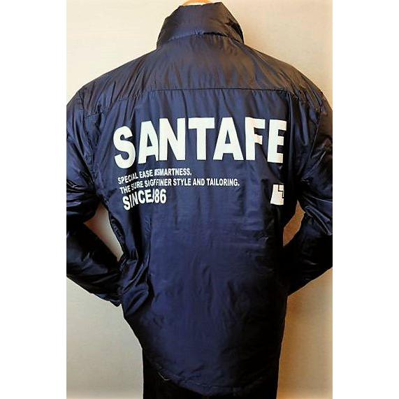 セール３５％ＯＦＦ サンタフェ santa fe ダウンジャケット ブラック 秋冬アウトレット現品限り品 リバーシブルブルゾン メンズウェア｜4g-nakamise｜04