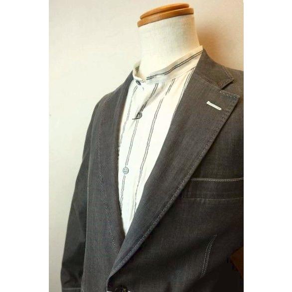 シッスル THISTLE 創作屋 デニムジャケット ブラック 春夏新作 日本製 ストレッチデニム メンズウェアの画像