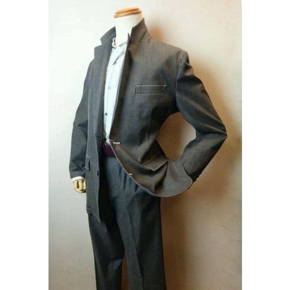 シッスル THISTLE 創作屋 デニムジャケット ブラック 春夏新作 日本製 ストレッチデニム メンズウェアの画像