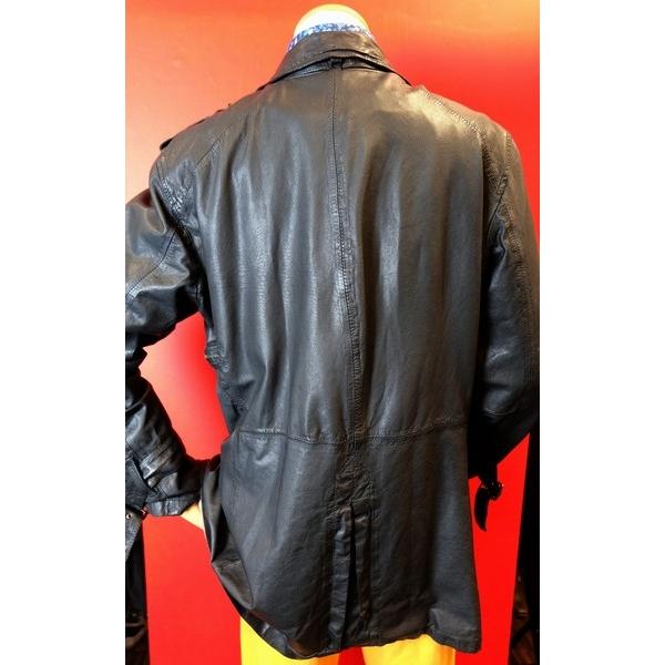 セール30％OFF スペイン製レザージャケット ブラック 50サイズ 
