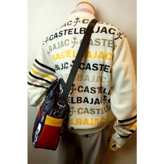 セール２０％ＯＦＦ カステルバジャック CASTELBAJAC ショルダーバッグ 手提げバッグ ネイビー 秋冬新作 ゴルフ メンズ レディース_4