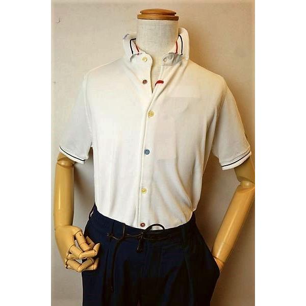 BOB ボブ 半袖ポロシャツ ホワイト 春夏インポート品 イタリア製 