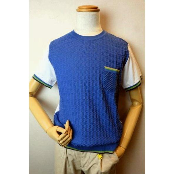 BOB ボブ 半袖Tシャツ ブルー 春夏インポート品 イタリア製 