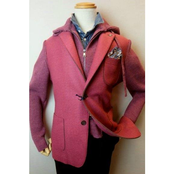 定価６万円ボブ BOB ジャケット ボンディングウール＆ニットウールストレッチ 定価6万円ボブ BOB ジャケット ボンディングウール＆ニットウール