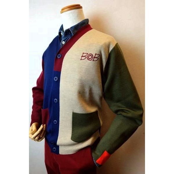 セール35％OFF BOB ボブスポーツ カーディガン ネイビー 秋冬 