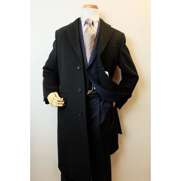 定価198000円　新品未使用　カシミヤ 100% チェスターコート　ブラウン 大人の一生モノ】最高級ピュアカシミア100％のチェスターコートを