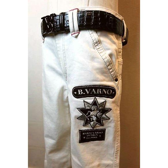 バーニヴァーノ BARNIVARNO レザーベルト ブラック 秋冬新作 バックル