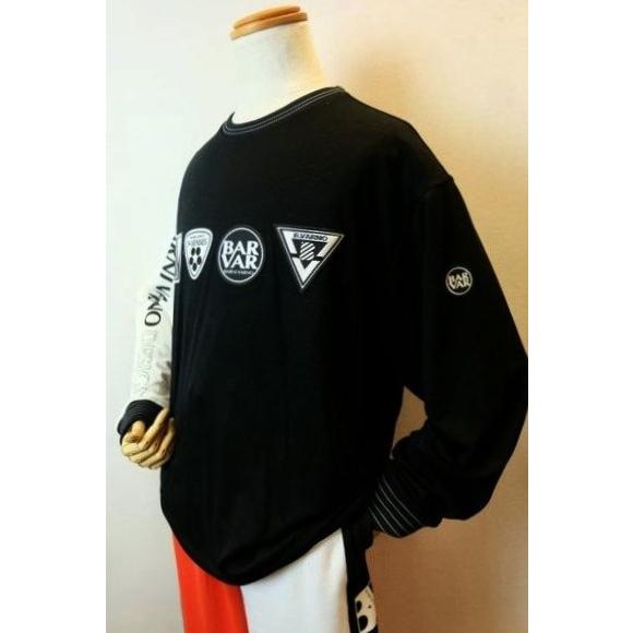 セール50％OFF バーニヴァーノ BARNIVARNO ロングTシャツ 