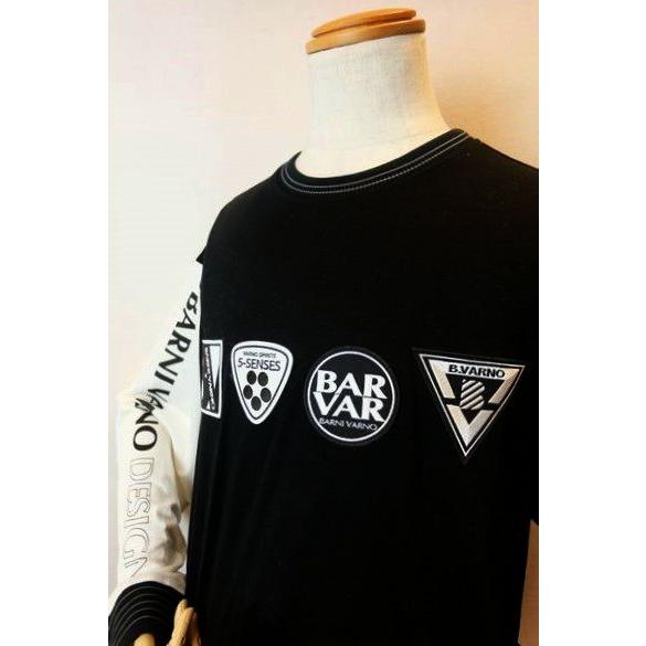 セール50％OFF バーニヴァーノ BARNIVARNO ロングTシャツ 