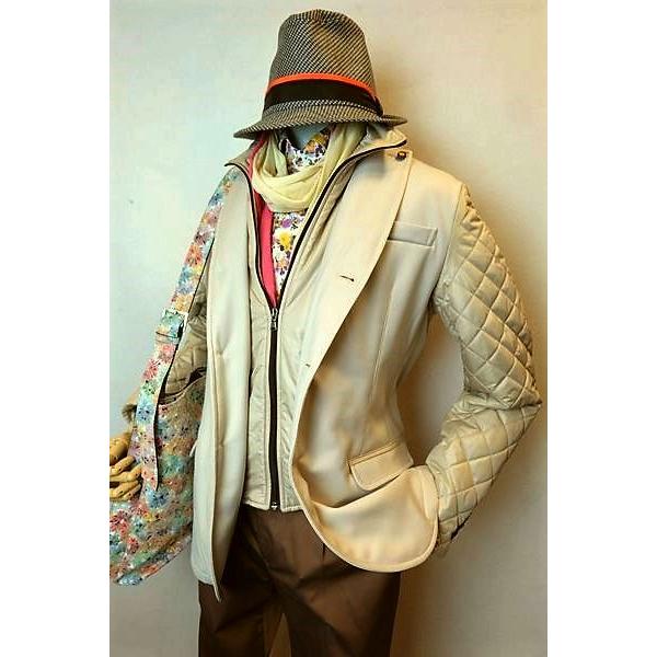 セール50％OFF ROBERTO P ロベルトペペ 中綿ジャケット ベージュ 