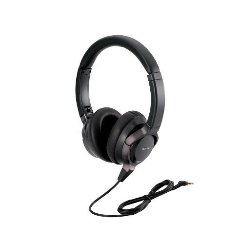 エレコム ハイレゾヘッドホン ハイレゾ音源対応 LCPフィルム振動板タイプ ブラック EHP-F/OH2000ABK