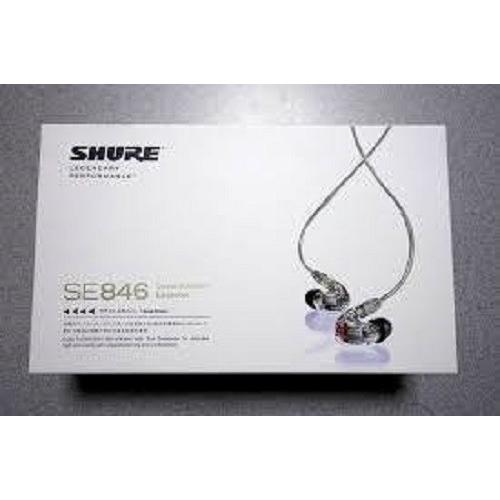 SHURE SE846 カナル型 高遮音性イヤホン クリスタルクリアー SHURE SE846 カナル型 高遮音性イヤホン クリスタルクリアー
