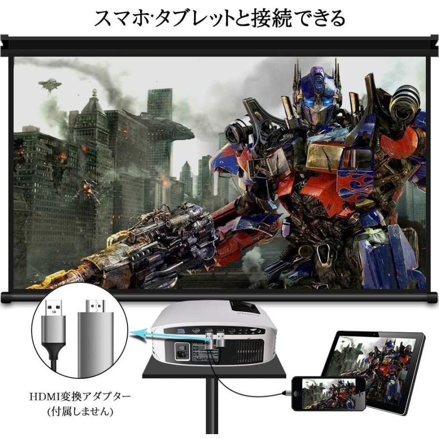 ELEPHAS 2020アップデート版プロジェクター 5000lm LED 1920×1080最大 