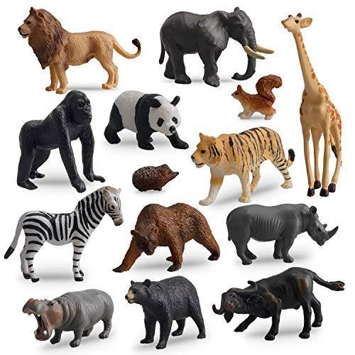 Toymany 14pcs野生動物フィギュアセット リアルな動物模型 動物園主題 Pvcプラスチック製 誕生日プレゼント 保育園教具 飾り物 コレクシ S 4smile 通販 Yahoo ショッピング